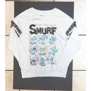 Vintage Woman's Smurf Smurfette Find Your Inner SMURF Sweatshirt S